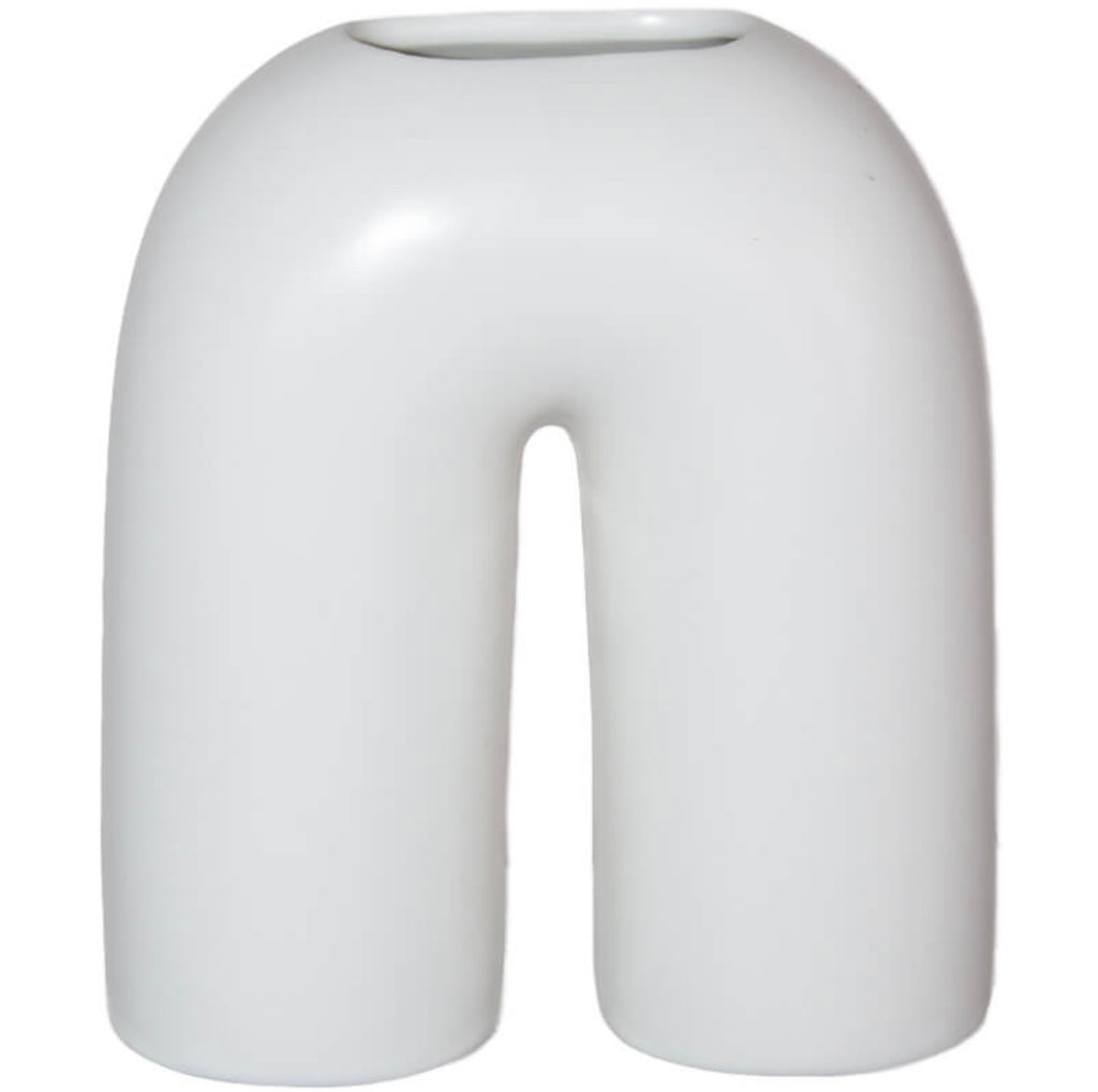 UMLENZE VASE 16CM WHITE