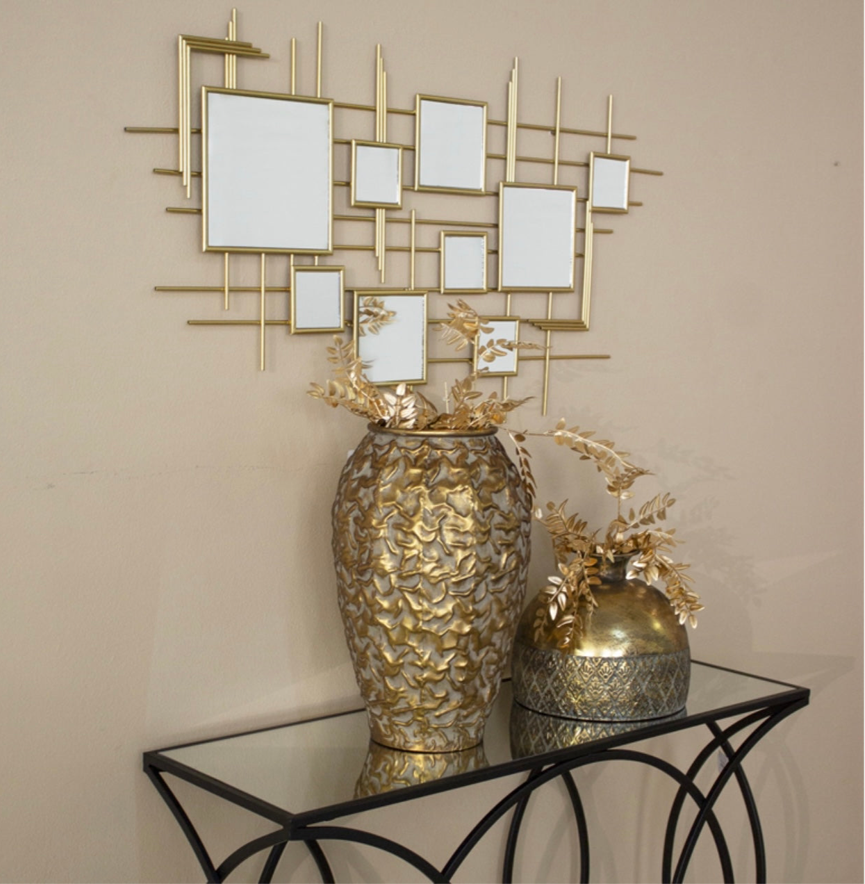 TANAY WALL ART MIRROR 110X60CM