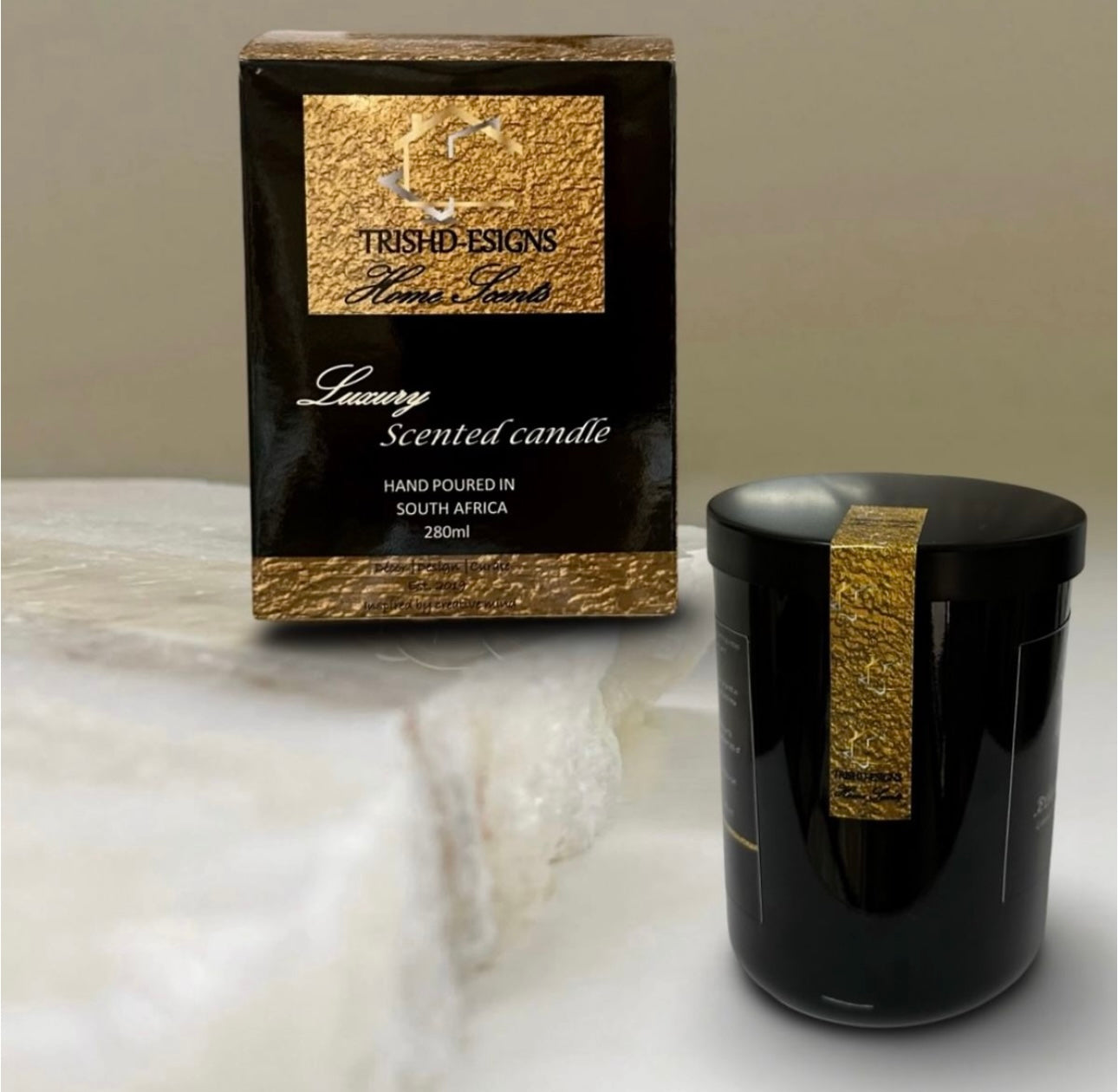 TRISHD-ESIGNS-Bvlagari Goldea- Luxury scented candle