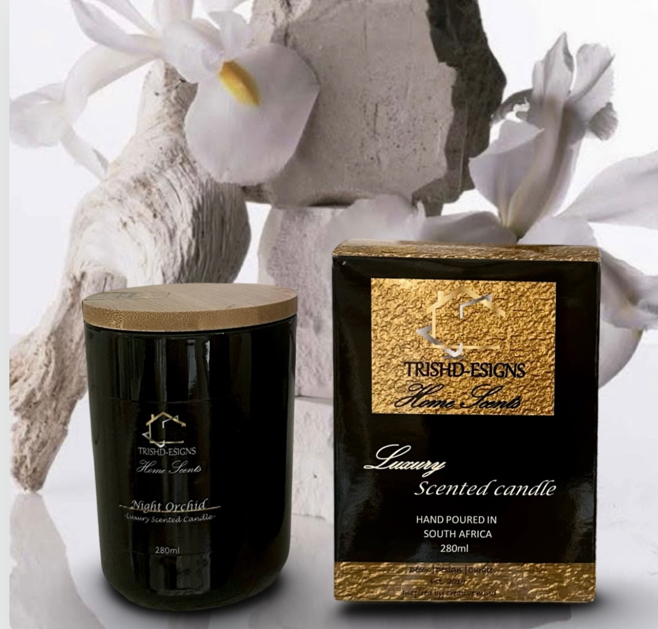 TRISHD-ESIGNS-Night Orchid-Luxury scented candle