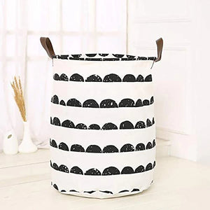 Canvas Storage Basket Half Moon