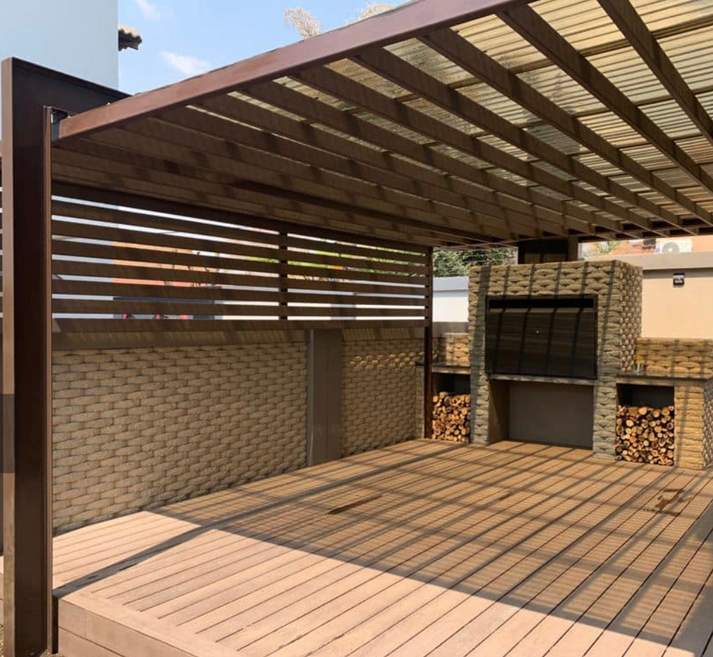 Composite customized pergola