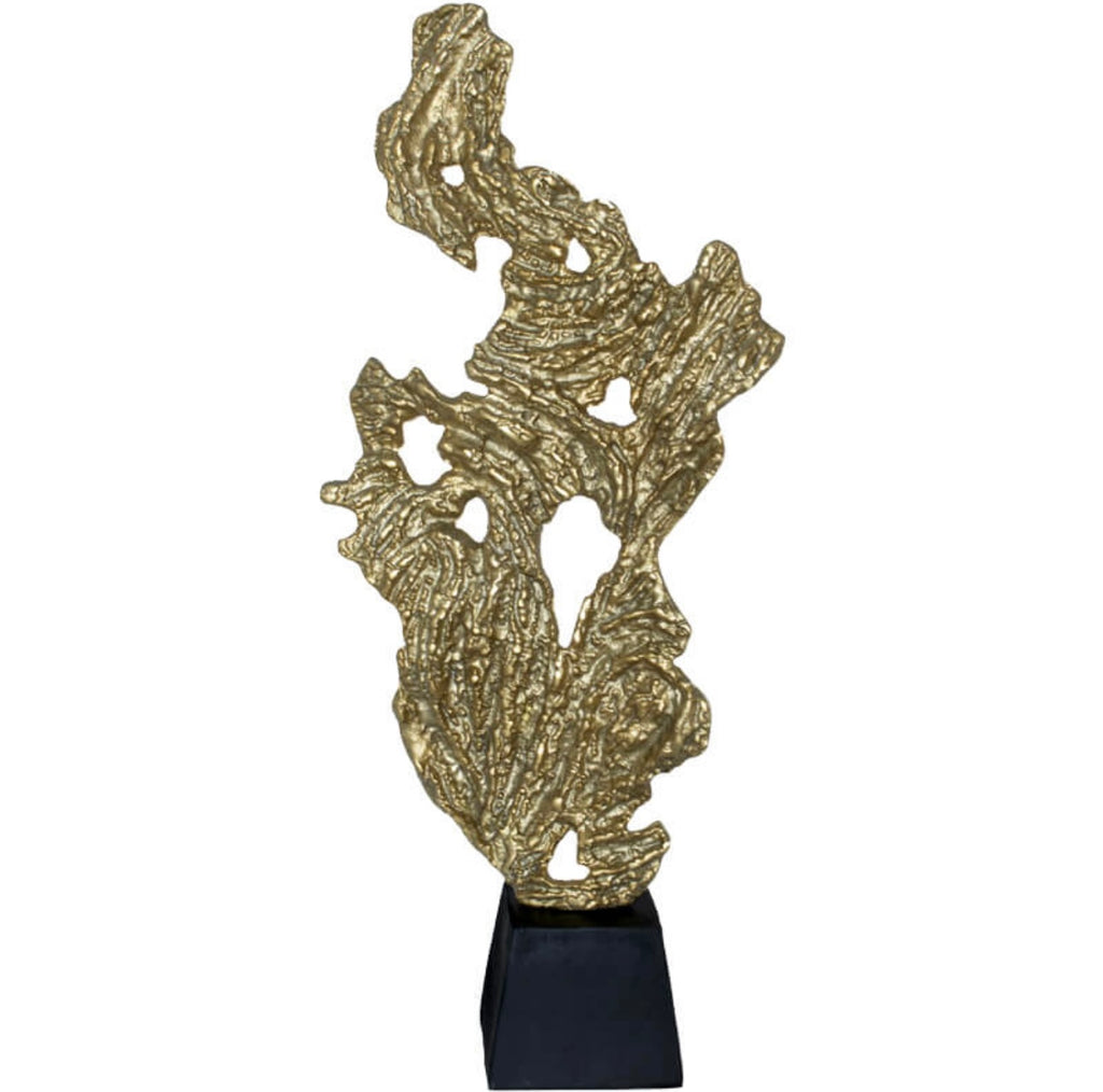 DRIFT GOLD SCULPTURE 72X31X14CM