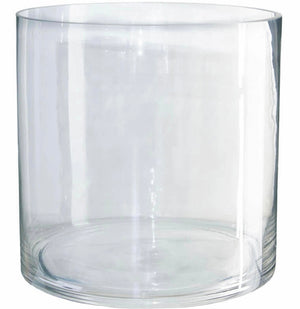 Round cylinder vase 25x25cm