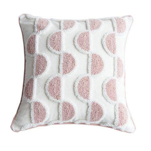 Cotton Candy Plush Scatter Cushion | Semicircle