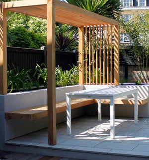 Contemporary customized pergola