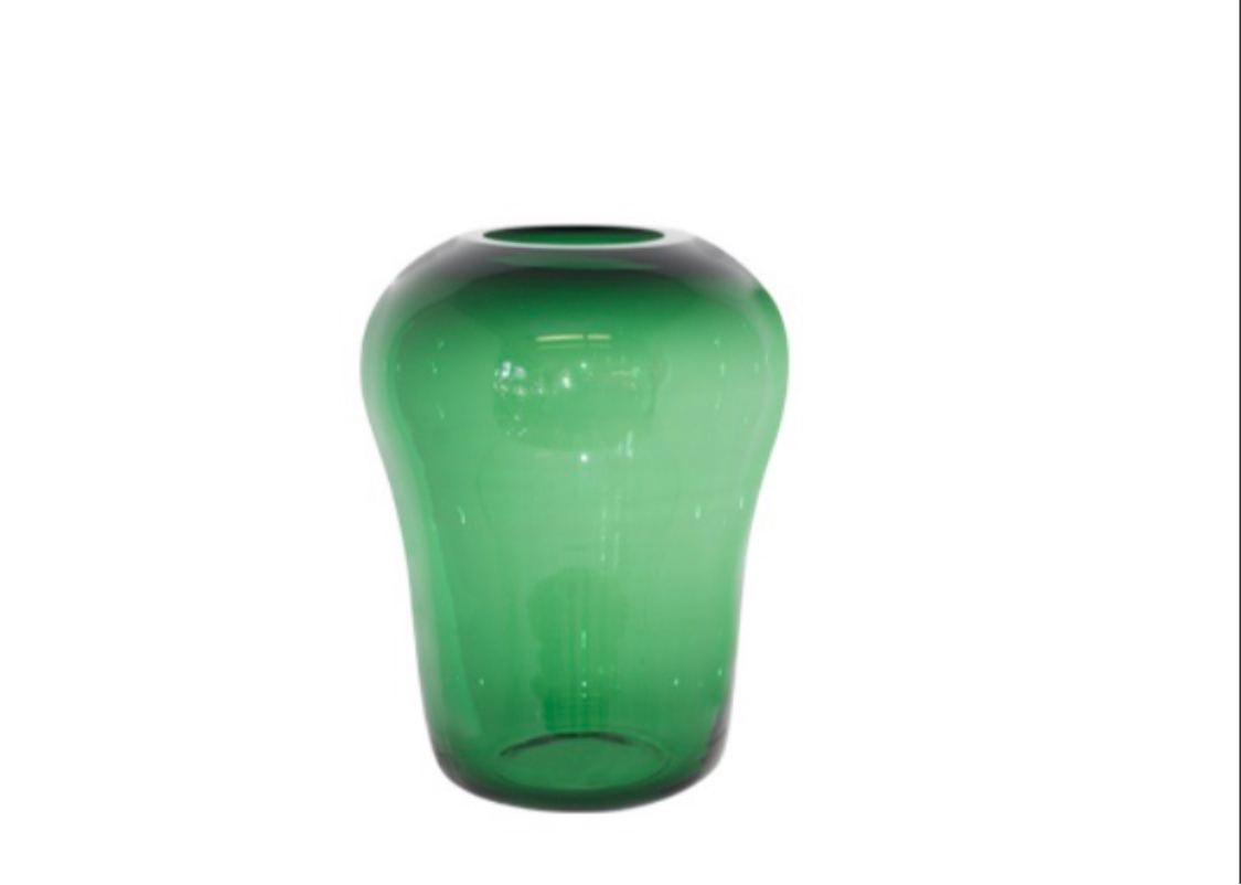 Jungle green vase 25cm